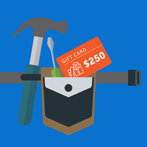 $250 Gift Card To Home Depot